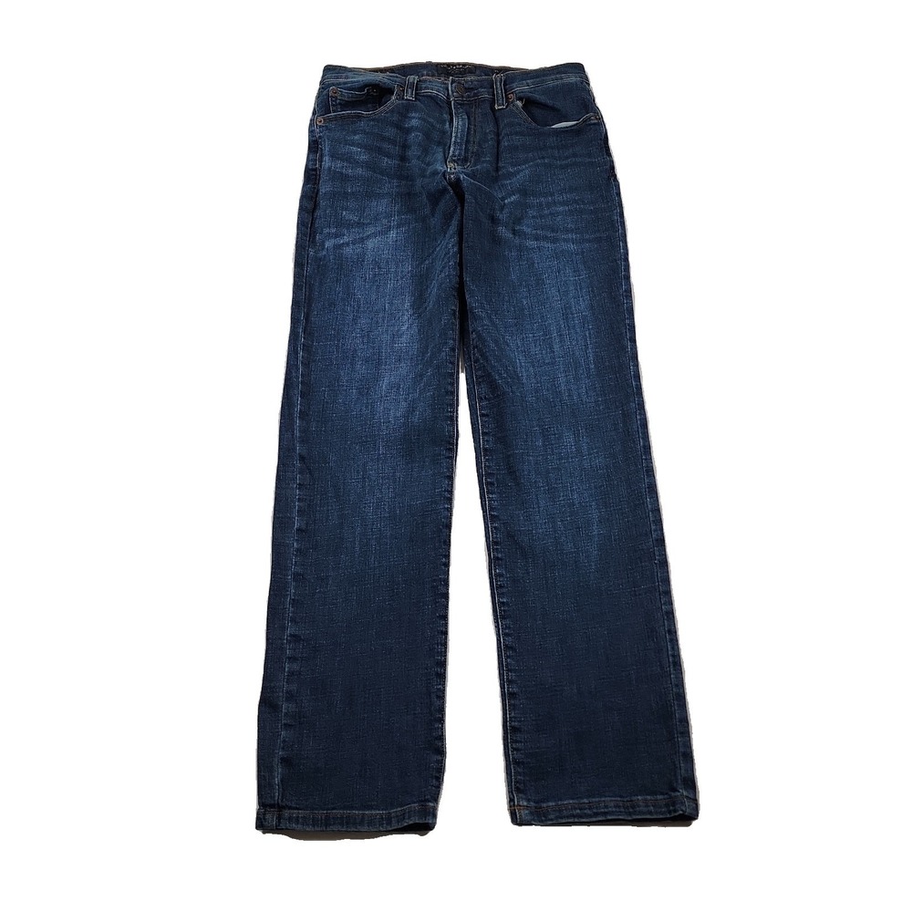 Lucky Brand Jeans Mens 30x30 221 Straight Leg Dark Wash Preppy Stretch Denim